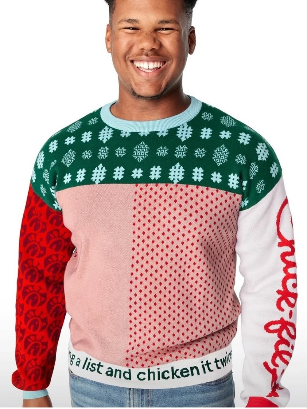 Authentic Chick-Fil-A 2023 Christmas Sweater Size 3X Limited Edition Holiday